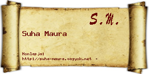 Suha Maura névjegykártya